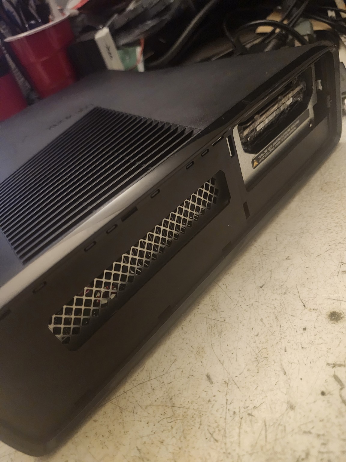 Xbox 360 Slim 2TB purple lighting photo 6